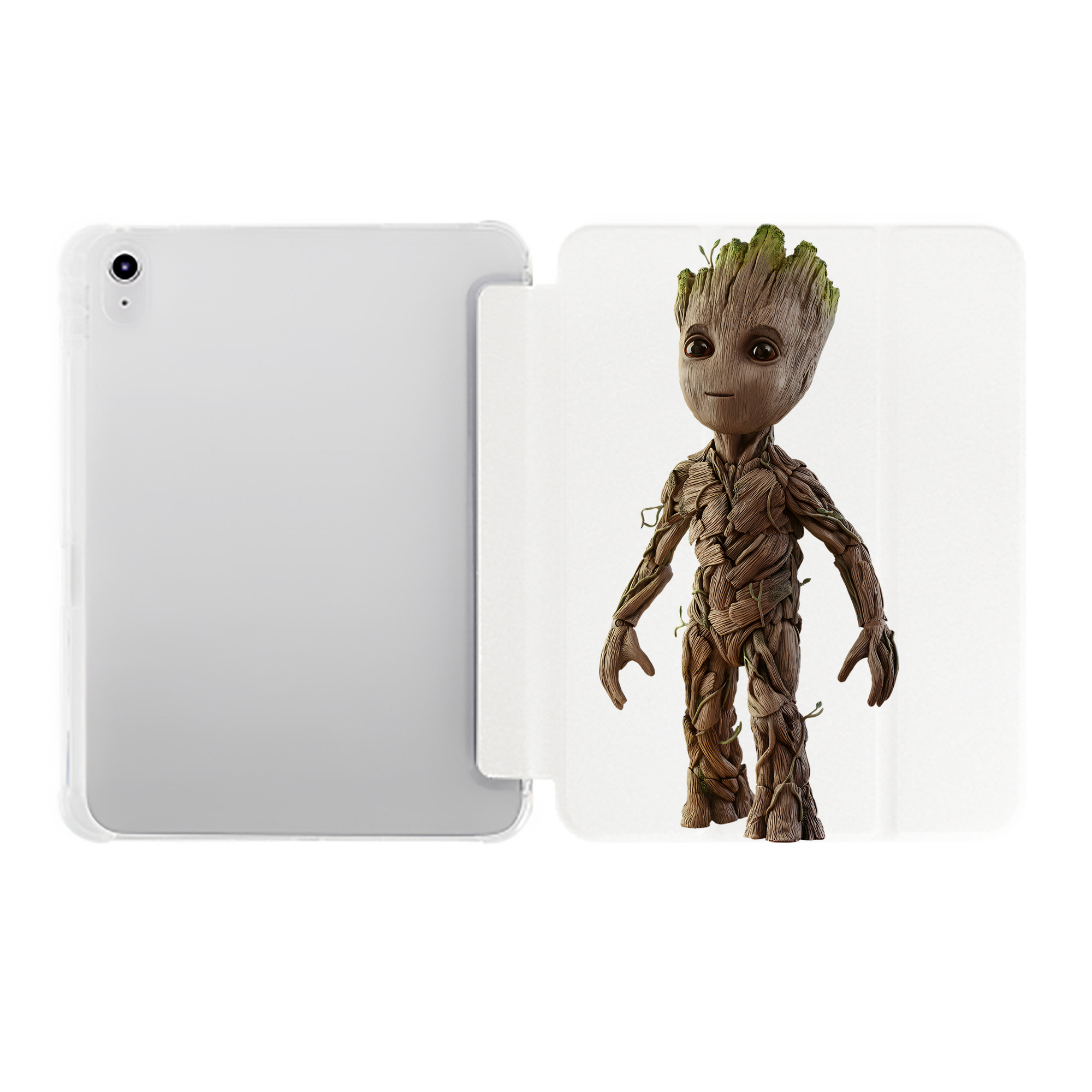 （画像用） アベンジャーズ The Avengers IPad ケース ペン収納付き 三つ折りスタンド PUレザー×シリコン 対応機種9.5/10.5/10.9インチ